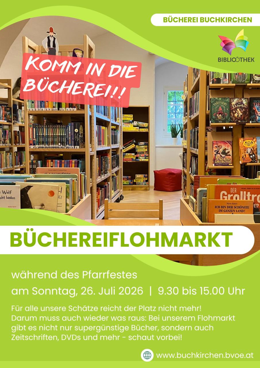 Büchereiflohmarkt 2026