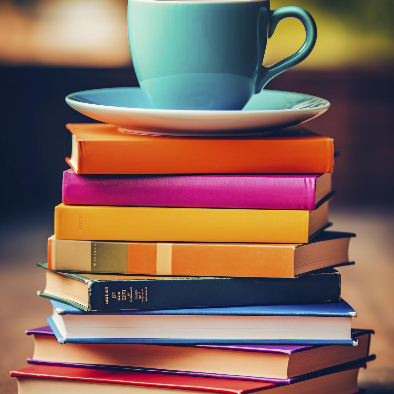 Bücher und Kaffee